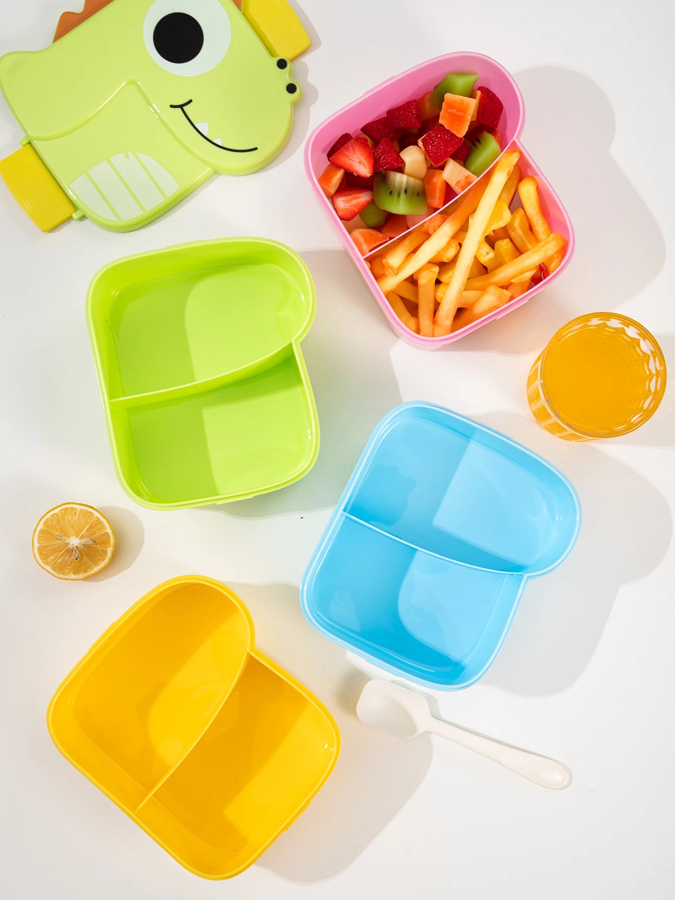 Draagbare Dinosaurus Bento Lunchbox