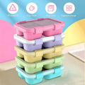 Lekdichte Bento Lunchbox met Handvat - Stapelbaar Siliconen