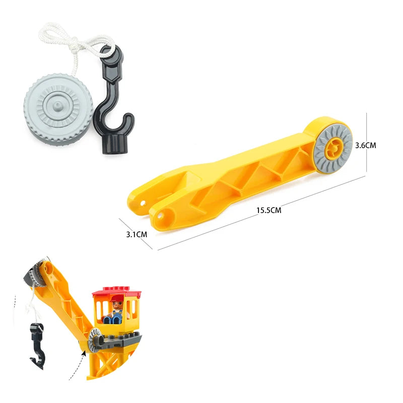 Trein rails en accessoires set – Compatibel met Duplo®
