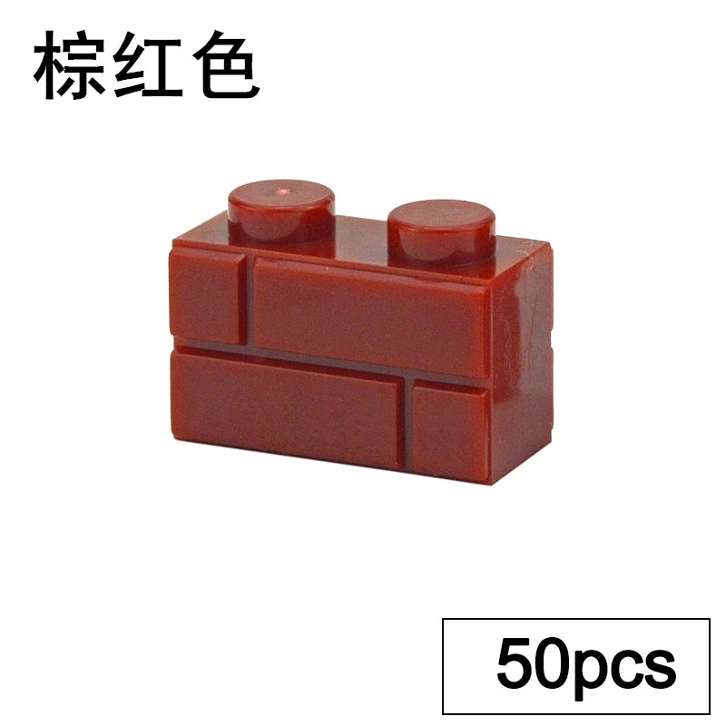 Kleine bouwstenen voor muren | Compatibel met Lego | Diverse maten