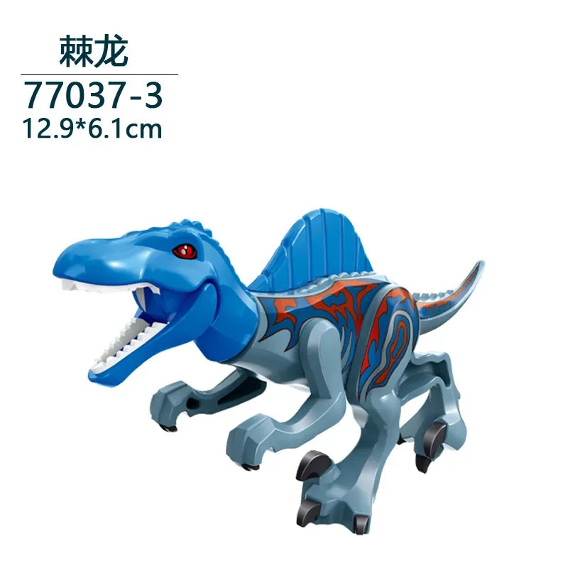 Dinosaurus Bouwblokken Set - T-Rex en Velociraptor