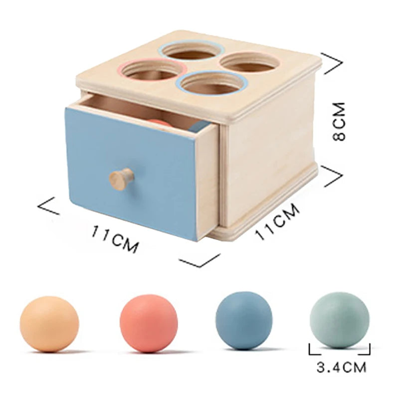 Montessori Object Permanent Box voor Fijne Motoriek