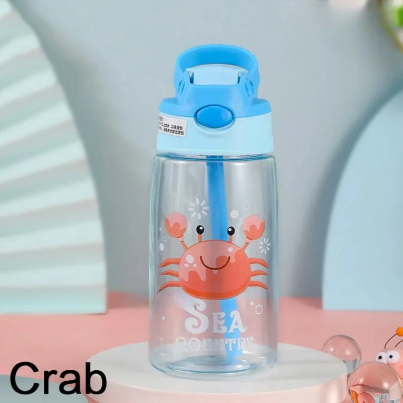 Vrolijke Kinder Drinkbeker met Rietje en Handvat