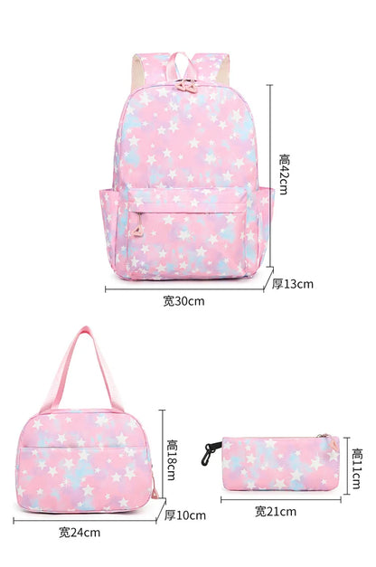 KPop Demon Hunters Schooltas met Lunchtas – Kleurrijk