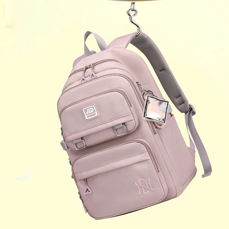 Roze Schooltas Rugzak voor Meisjes en Tieners