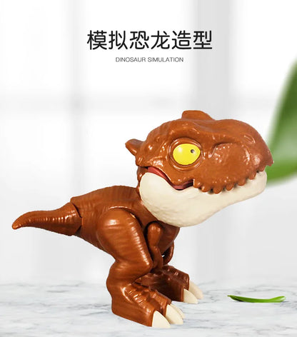 Vingerbijtende Dinosaurus T-Rex Speelfiguur met Beweegbare Gewrichten