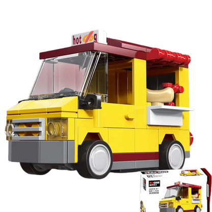Bouwblokken Terugtrek Voertuigen Set – LEGO® Compatibel