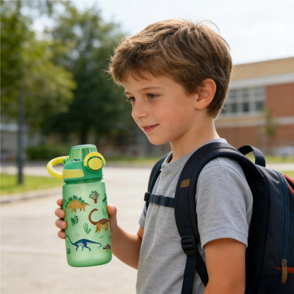 Smaak Waterfles voor Kinderen - 650 ml Tritan met 5 Smaakringen
