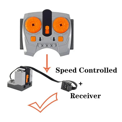 Motor en power set voor techniek – Compatibel met LEGO®
