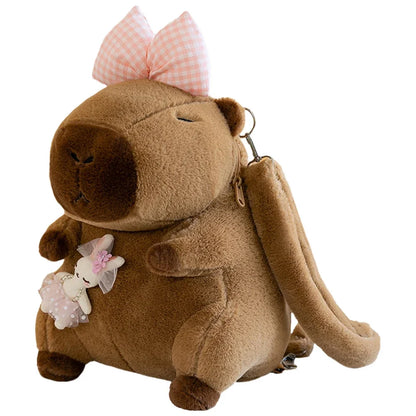 Pluche Capybara Rugzak Schoudertas voor Kinderen