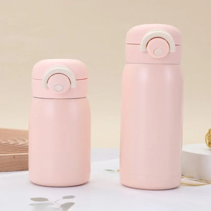 Compacte RVS Thermosfles voor Kinderen – Houdt Drankjes Warm of Koud