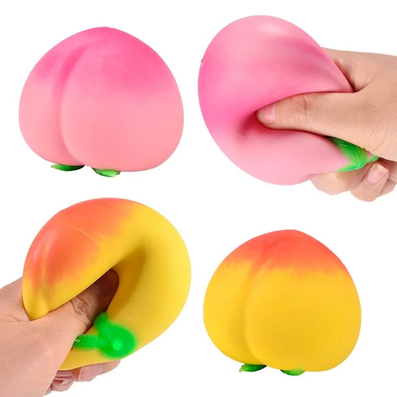 Fruitvormig Knijpspeeltje voor Stressvermindering