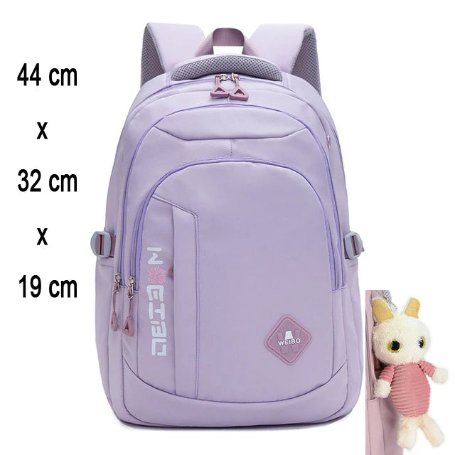 Roze Schooltas Rugzak voor Meisjes en Tieners