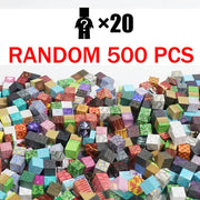 500PCS AND 20 DOLLS