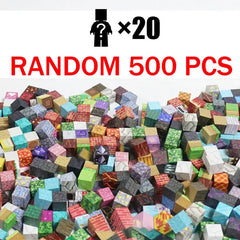 500PCS AND 20 DOLLS