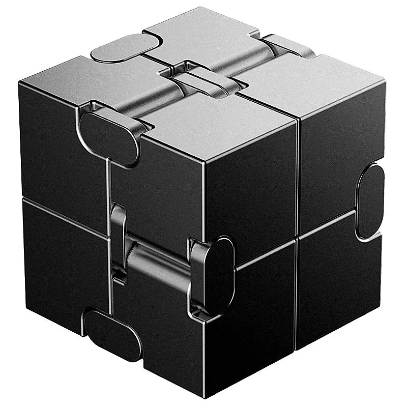 Infinity Cube Fidget Toy van Metaal – Voor Focus en Minder Stress