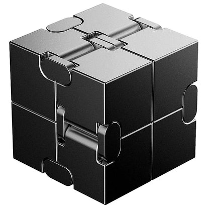 Infinity Cube Fidget Toy van Metaal – Voor Focus en Minder Stress