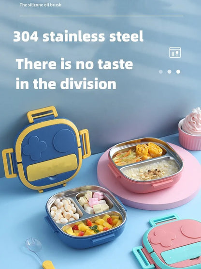 Draagbare RVS Lunchbox voor Kinderen - Lekvrij en Isolerend
