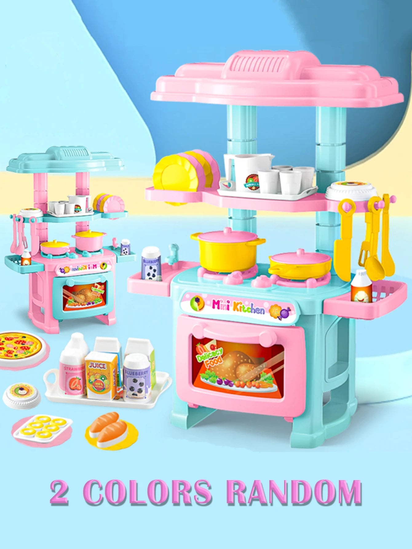 Speelkeuken Set voor Kinderen | Met Oven, Spoelbak en Speeleten