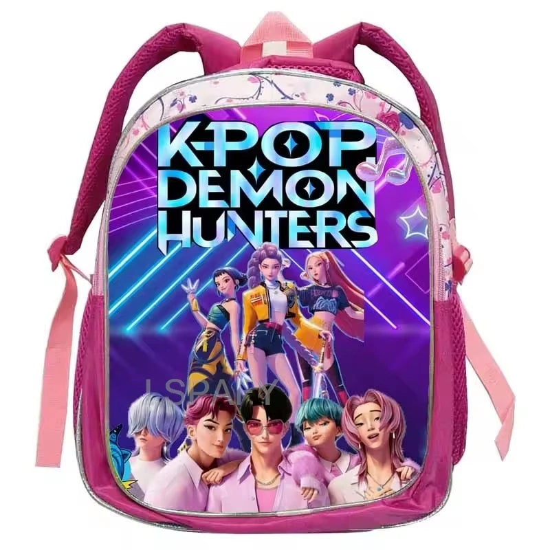 Zachte Roze Cartoon Rugzak 12 inch voor Kinderen