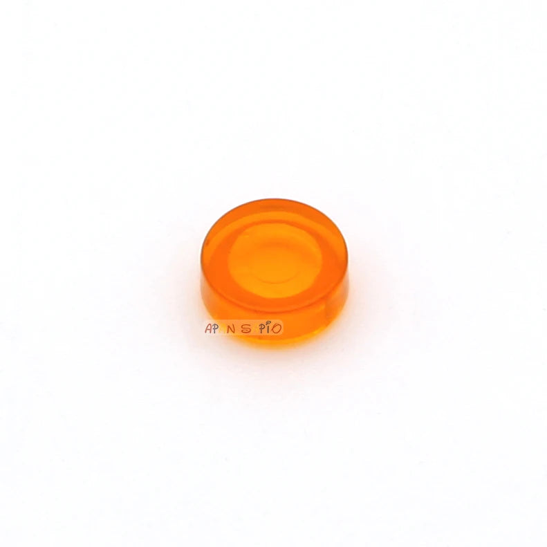 100 Ronde Bouwtegel Steentjes 1x1 | Compatibel met Lego