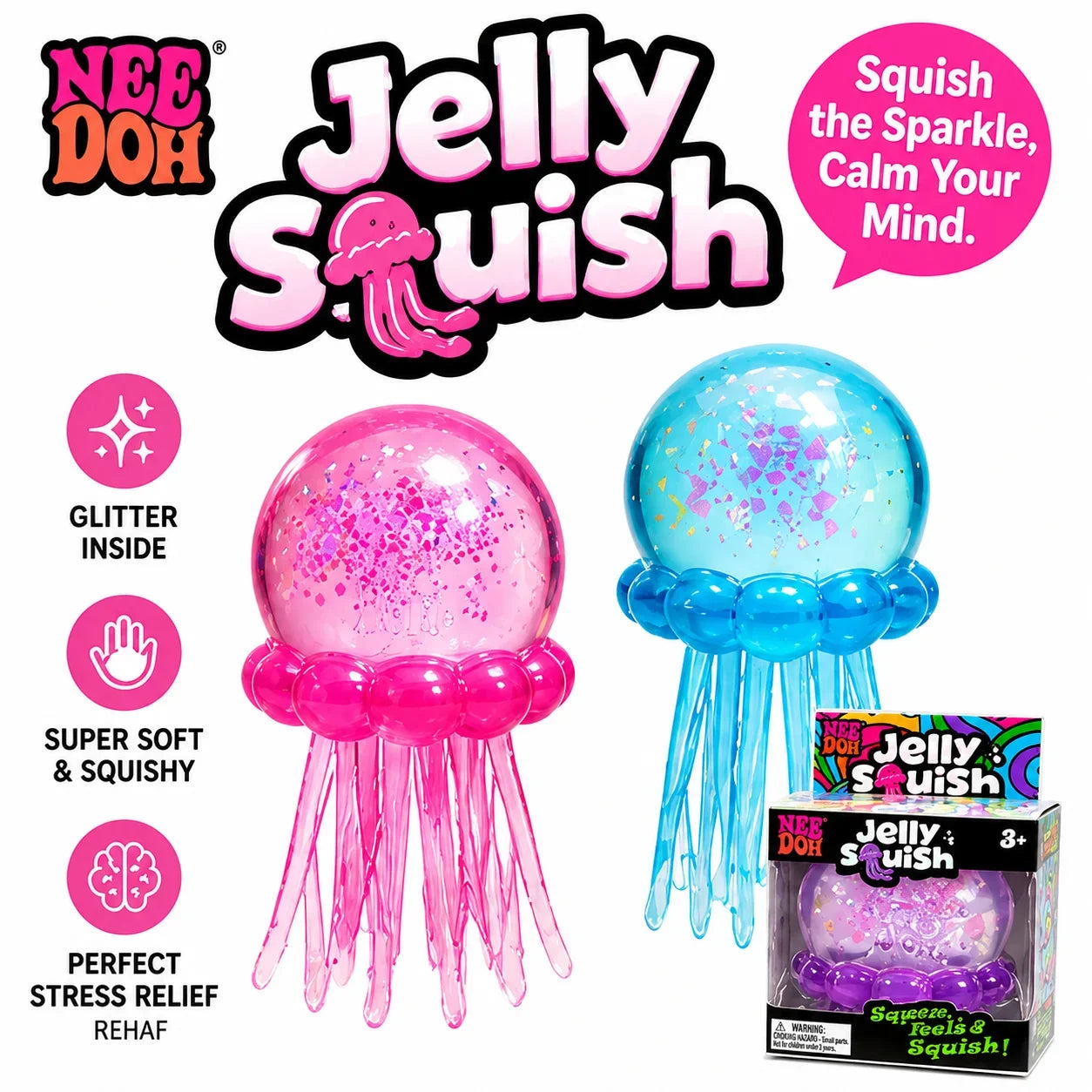Squishy Fidget Speelgoed Set voor Stressvermindering
