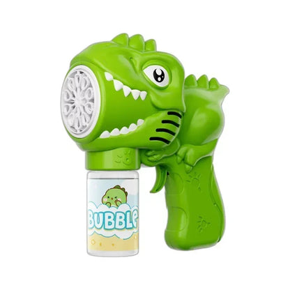 Automatische Dinosaurier Bellenblaas Machine met Licht en 6 Gaten