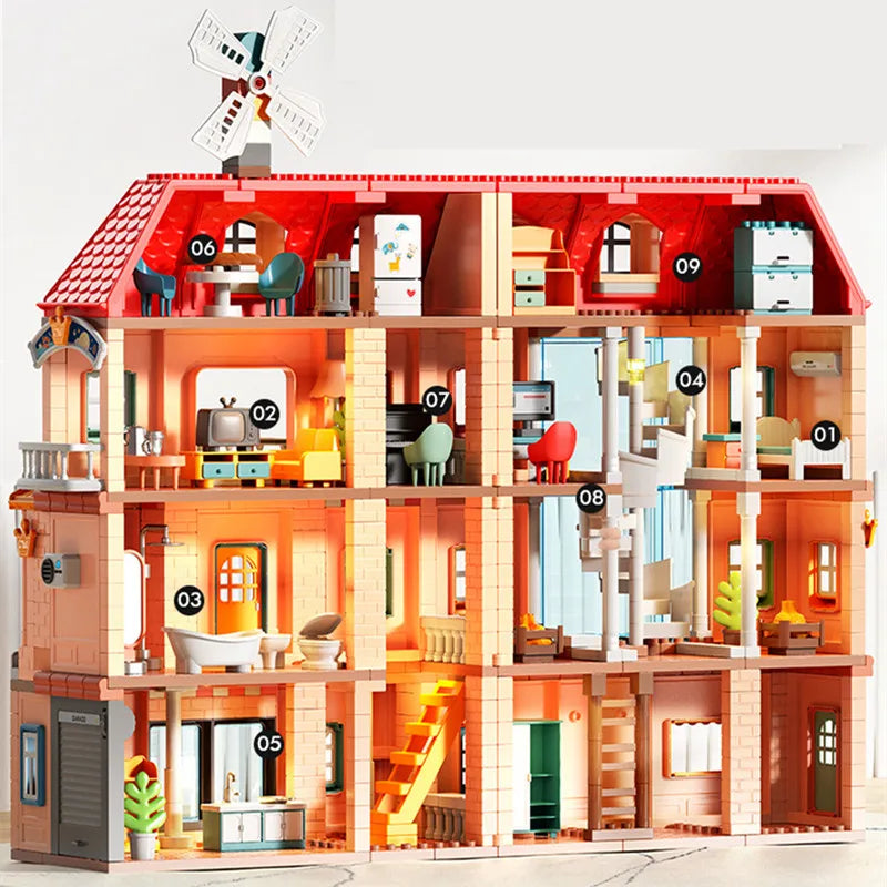 Poppenhuis Kamers – Compatibel met Duplo®