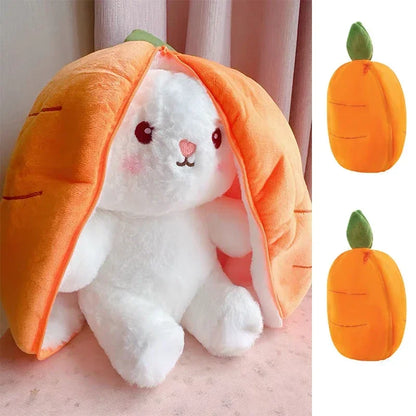 Pluche Konijn Knuffel Aardbei of Wortel 25 cm