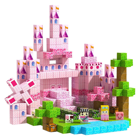 Magnetische Bouwblokken Kasteel Kersenbloesem