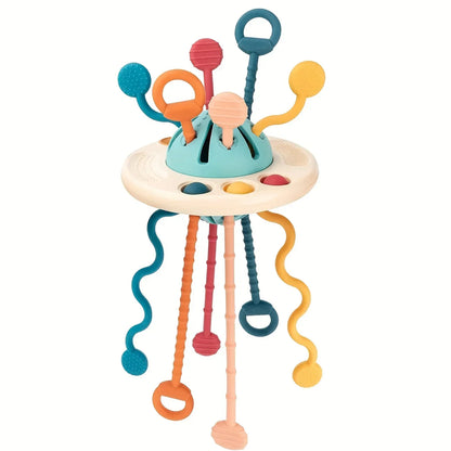 Montessori Siliconen Trekkerspeelgoed voor Baby's