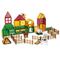 Magnetische Bouwblokken Set - Boerderijdieren & Dinosauriërs voor Kinderen