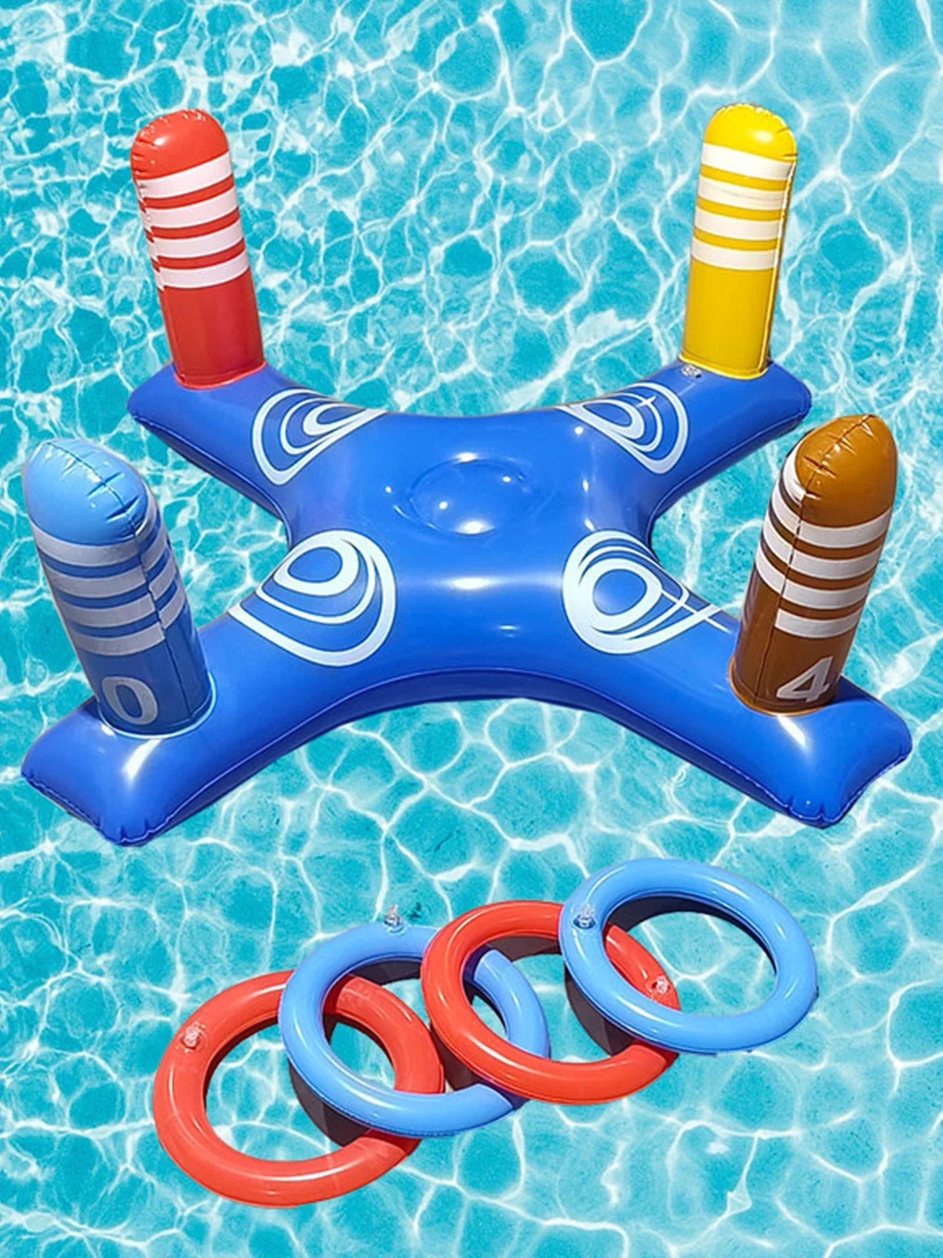 Opblaasbaar Water Basketbal en Ringwerp Spel