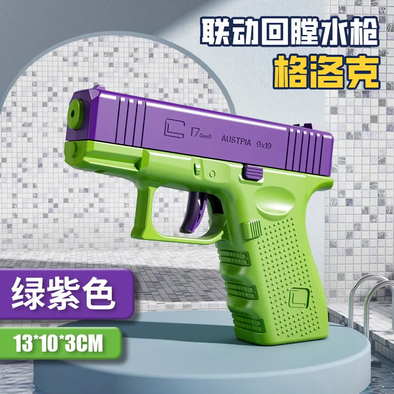 Automatisch Waterpistool – Handmatig – Hoge Druk – Voor Kinderen en Volwassenen