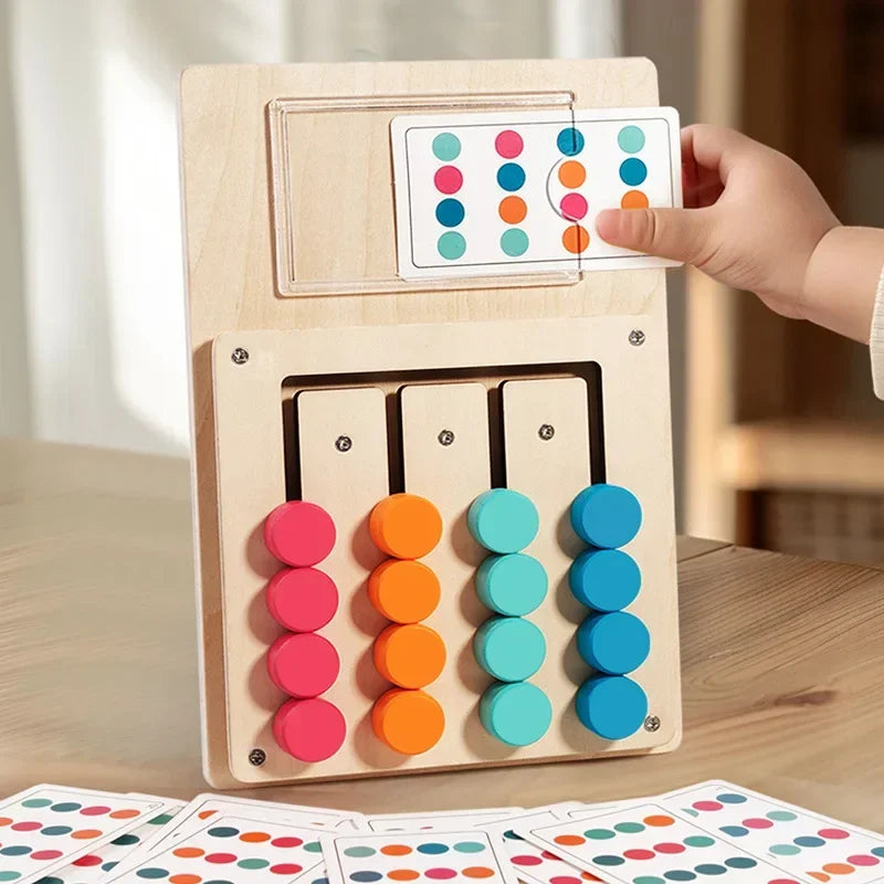Montessori Houten Kleur- en Vormenspel