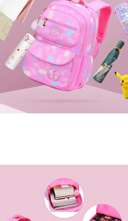 Roze Schooltas Rugzak voor Meisjes en Tieners