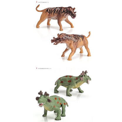 Set van 18 Realistische Mini Prehistorische Dieren Speelfiguren