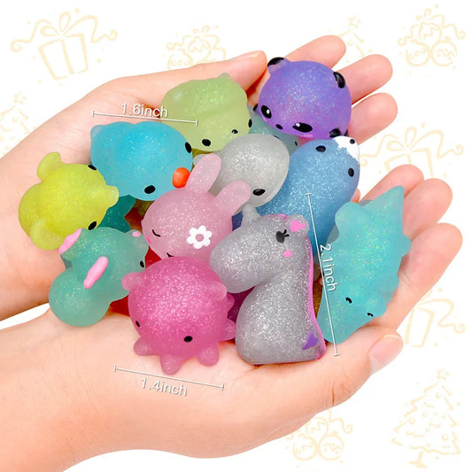 Mochi Squishy Dieren - Knijpfiguurtjes voor Stressvermindering
