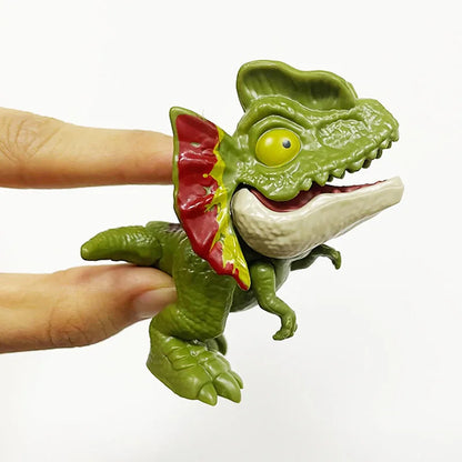 Vingerbijtende Dinosaurus T-Rex Speelfiguur met Beweegbare Gewrichten