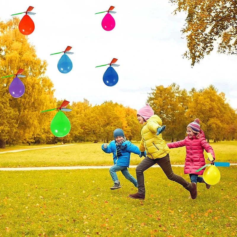 Ballon Helikopter Speelgoed Set (6 Stuks)
