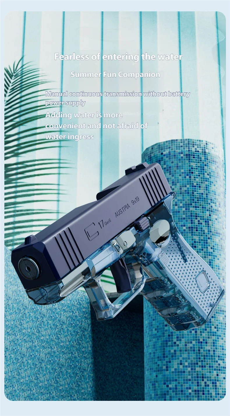 Mini Waterpistool voor Tieners en Volwassenen - Buitenplezier