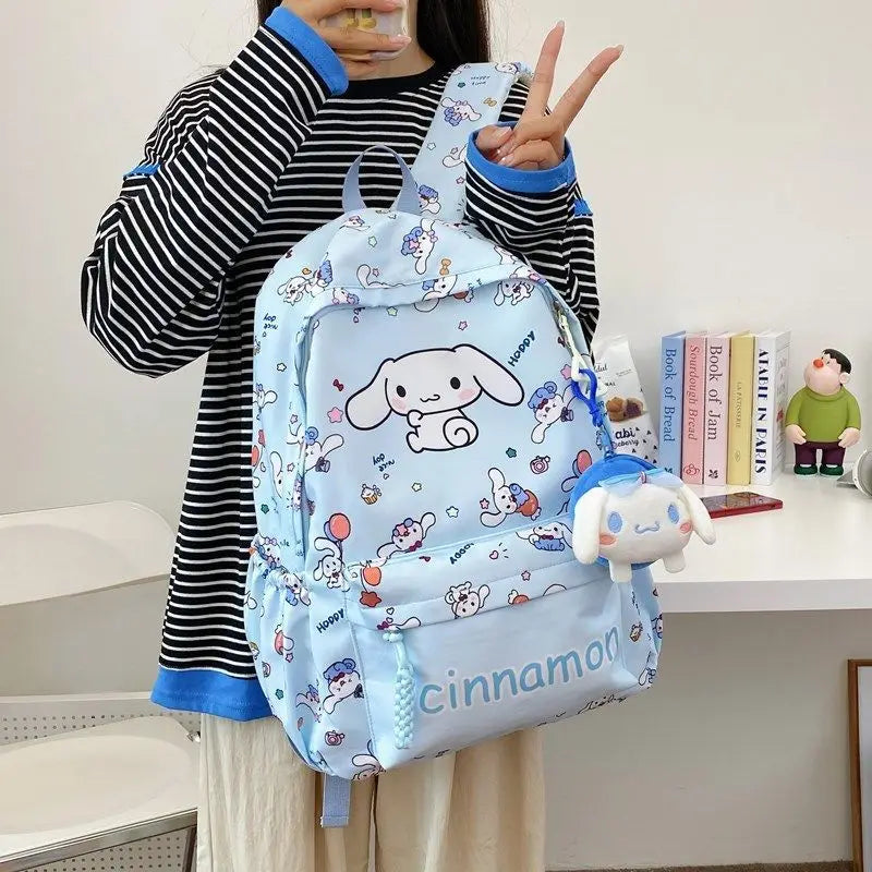 Sanrio Schooltas met My Melody, Cinnamoroll & Kuromi + Mini Tasje
