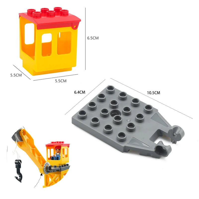 Trein rails en accessoires set – Compatibel met Duplo®