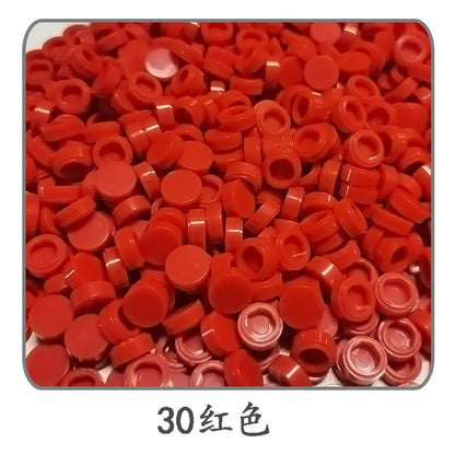 900 stuks Rond Bouwblokje 1x1 Tegel – Compatibel