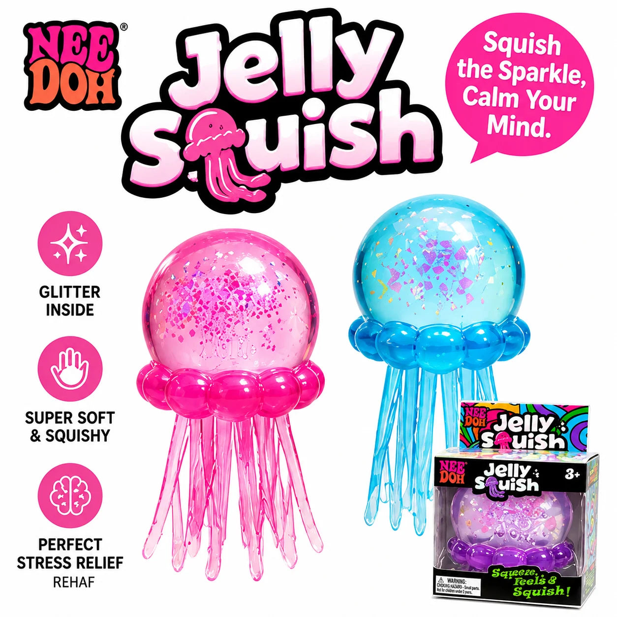 Squishy Fidget Speelgoed Set voor Stressvermindering