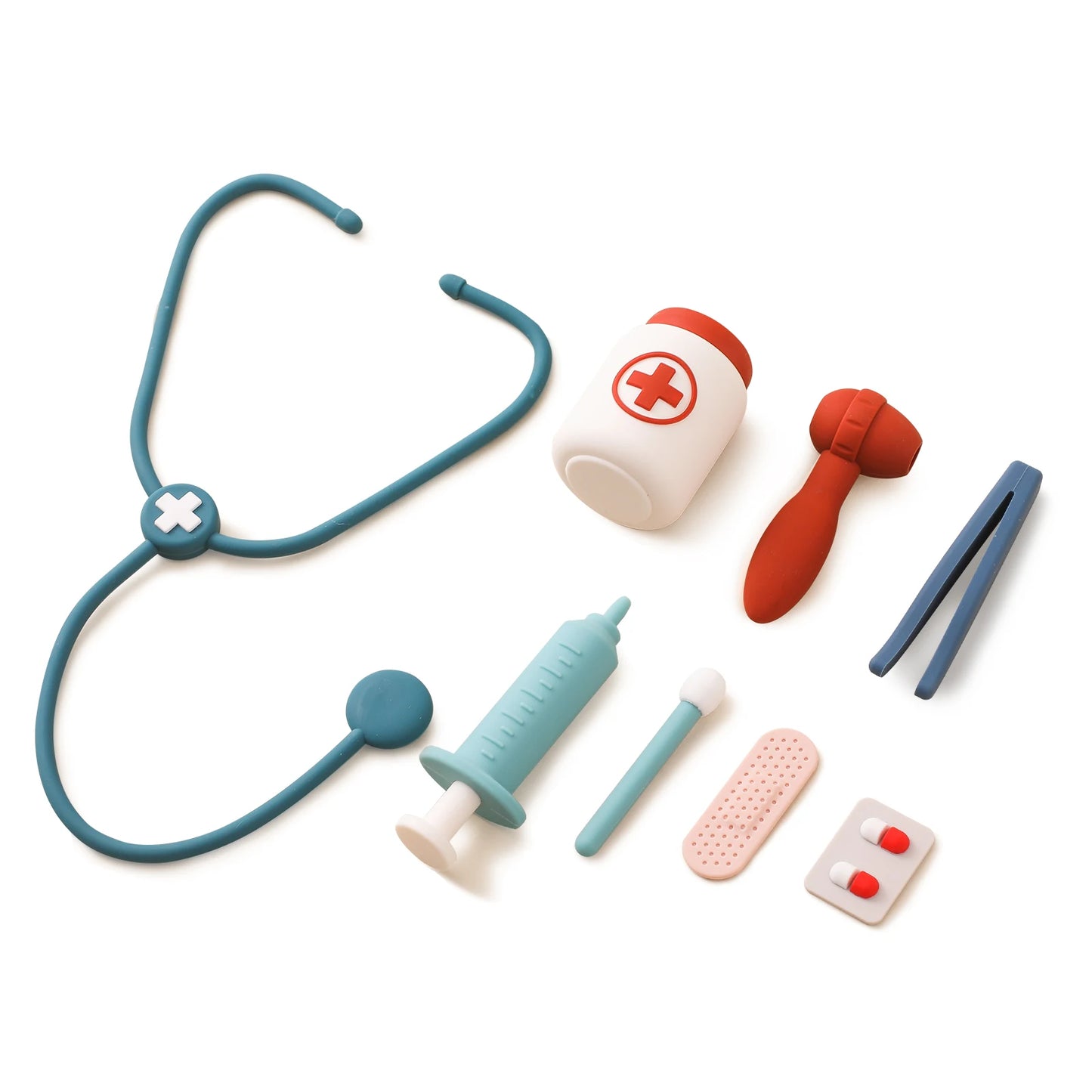 Siliconen Dokters Speelset met Stethoscoop voor Kinderen