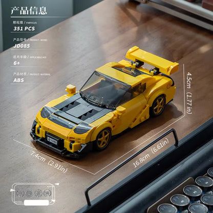Racewagen Bouwstenen Set - Compatibel met LEGO® - Vanaf 6 jaar