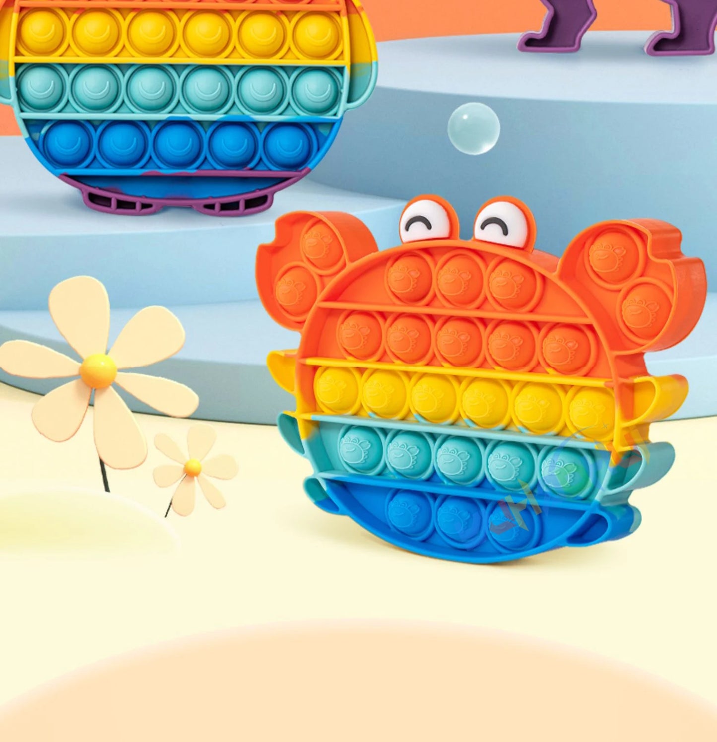 Pop Push Bubble Fidget Speelgoed voor Stressvermindering en Zintuiglijke Ontwikkeling