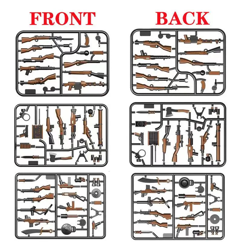 Soldaten accessoires set – Compatibel met LEGO®