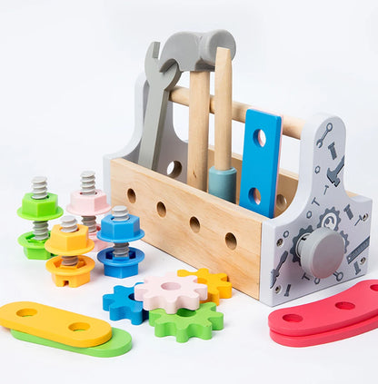 Houten Gereedschapskist Speelset voor Kinderen